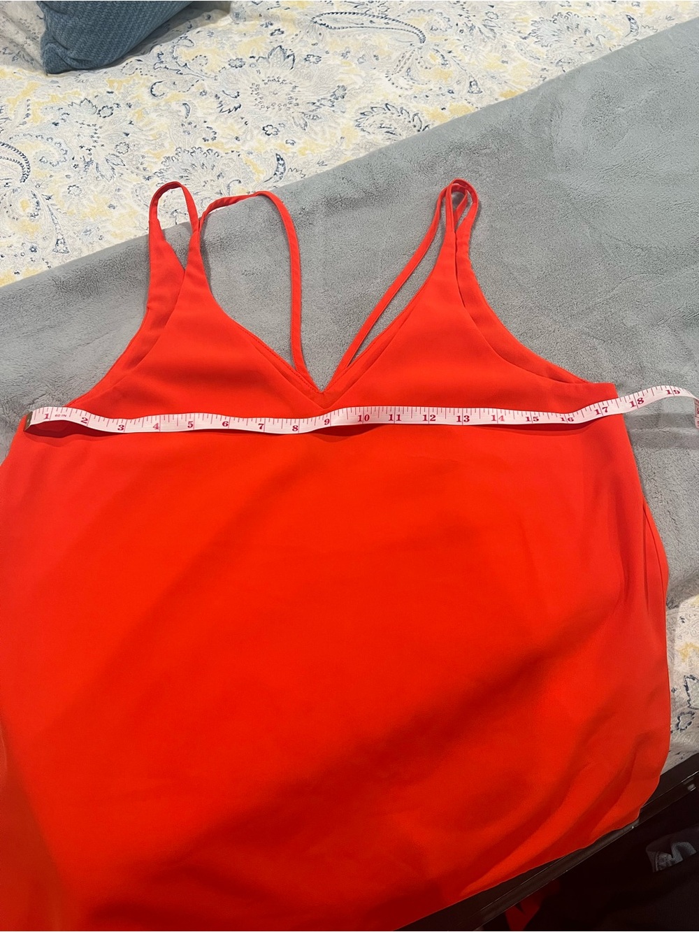 Topshop Vibrant Red V-Neck Spaghetti Strap Camisole - Picture 3 of 3